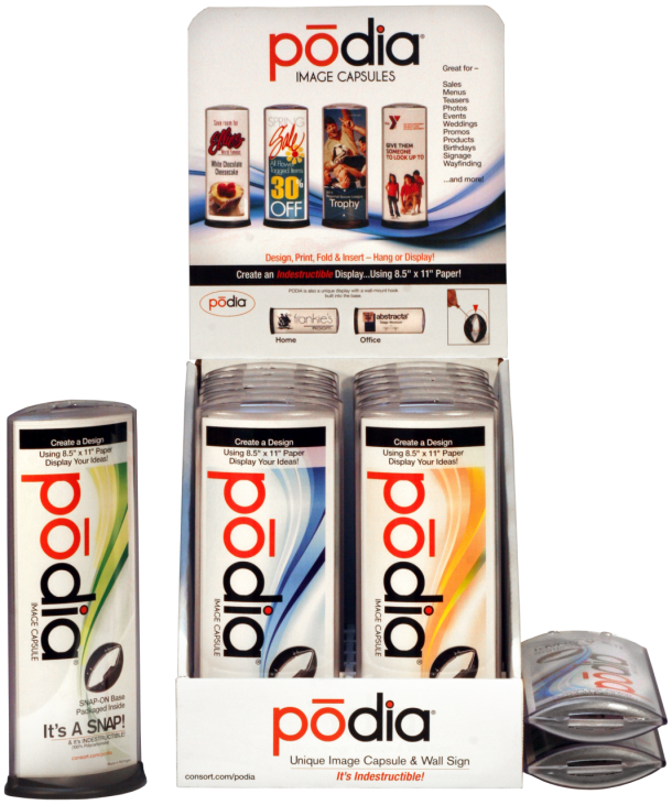 Podia Retail Display